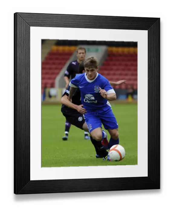 Framed Print : Conor McAleny Scores for Everton in Pre-Season Friendly Against Partick Thistle at Firhill Stadium Framed Print : Conor McAleny Scores for Everton in Pre-Season Friendly Against Partick Thistle at Firhill Stadium