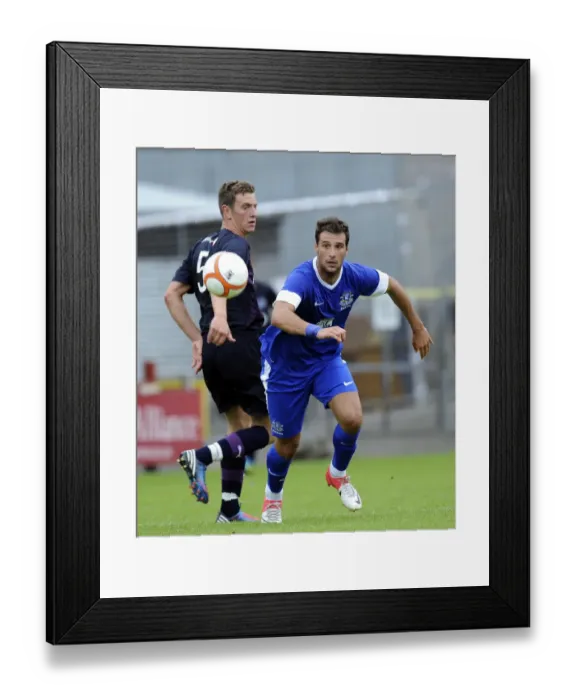 Framed Print : Everton's Apostolos Vellios Scores in Pre-Season Victory Over Partick Thistle at Firhill Stadium Framed Print : Everton's Apostolos Vellios Scores in Pre-Season Victory Over Partick Thistle at Firhill Stadium