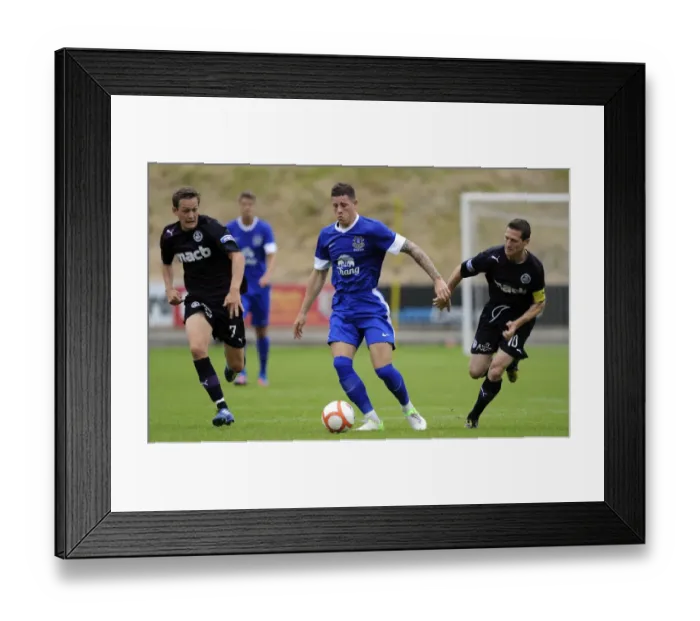 Framed Print : Ross Barkley Leads Everton Reserves in Pre-Season Friendly against Partick Thistle at Firhill Stadium Framed Print : Ross Barkley Leads Everton Reserves in Pre-Season Friendly against Partick Thistle at Firhill Stadium