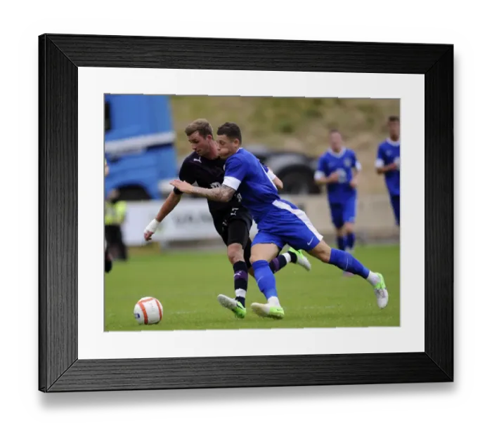 Framed Print : Ross Barkley vs. Christie Elliot: A Tactical Clash in Everton's Pre-Season Friendly Against Partick Thistle Framed Print : Ross Barkley vs. Christie Elliot: A Tactical Clash in Everton's Pre-Season Friendly Against Partick Thistle