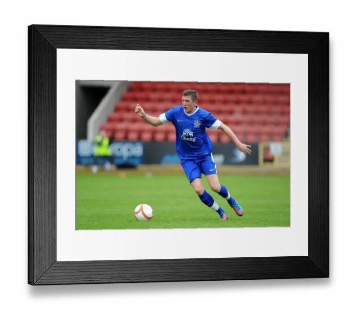 Framed Print : John Lundstram Leads Everton Reserves in Pre-Season Friendly at Firhill Stadium Against Partick Thistle Framed Print : John Lundstram Leads Everton Reserves in Pre-Season Friendly at Firhill Stadium Against Partick Thistle