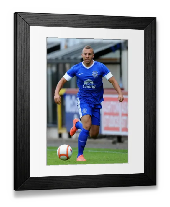 Framed Print : Hallam Hope Leads Everton Reserves in Pre-Season Friendly at Firhill Stadium Against Partick Thistle Framed Print : Hallam Hope Leads Everton Reserves in Pre-Season Friendly at Firhill Stadium Against Partick Thistle