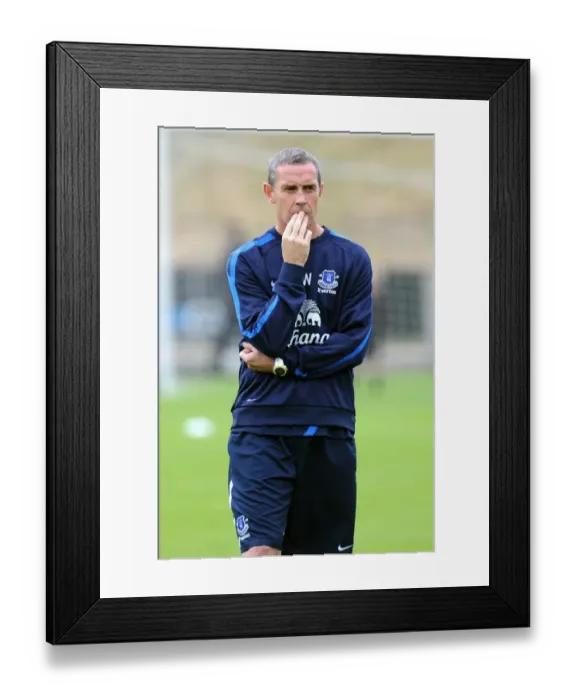 Framed Print : Everton FC: David Weir Leads Pre-Season Training at Partick Thistle's Firhill Stadium Framed Print : Everton FC: David Weir Leads Pre-Season Training at Partick Thistle's Firhill Stadium