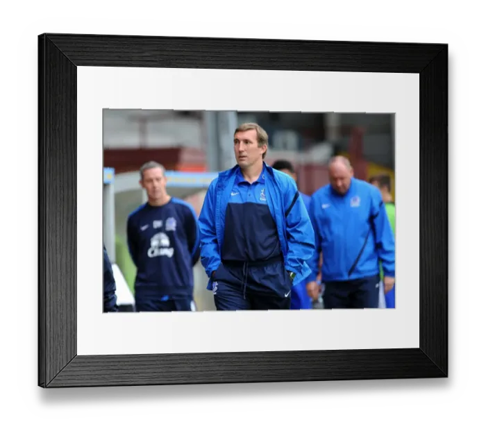 Framed Print : Alan Stubbs and Everton Reserves Kick Off Pre-Season at Firhill Stadium Against Partick Thistle Framed Print : Alan Stubbs and Everton Reserves Kick Off Pre-Season at Firhill Stadium Against Partick Thistle