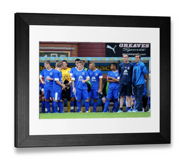 Framed Print : Stubbs and Weir Oversee Everton Reserves vs Partick Thistle at Firhill Stadium Framed Print : Stubbs and Weir Oversee Everton Reserves vs Partick Thistle at Firhill Stadium