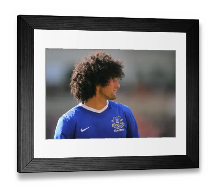 Framed Print : Marouane Fellaini at Keith Southern's Testimonial: Everton vs. Blackpool, Bloomfield Road Framed Print : Marouane Fellaini at Keith Southern's Testimonial: Everton vs. Blackpool, Bloomfield Road