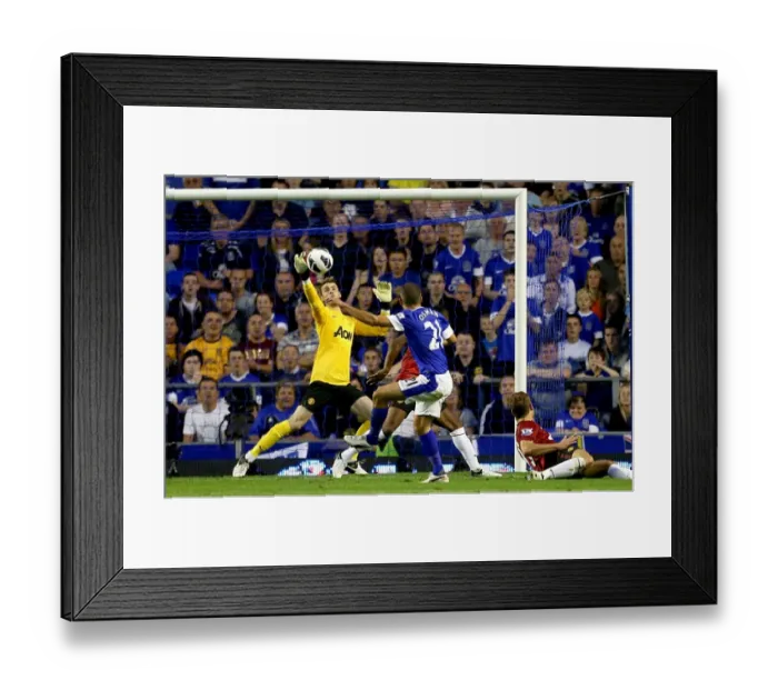 Framed Print : David De Gea's Spectacular Save: Everton 0-1 Manchester United (2012) Framed Print : David De Gea's Spectacular Save: Everton 0-1 Manchester United (2012)