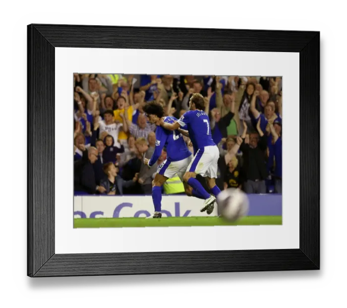 Framed Print : Fellaini and Jelavic: Everton's Unforgettable Goal Celebration vs. Manchester United (1-0, 20-08-2012) Framed Print : Fellaini and Jelavic: Everton's Unforgettable Goal Celebration vs. Manchester United (1-0, 20-08-2012)