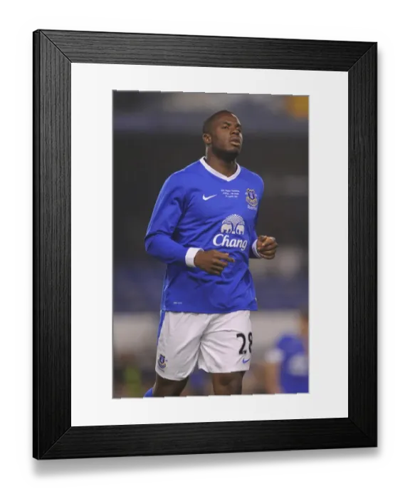 Framed Print : Everton FC vs AEK Athens: Victor Anichebe at Goodison Park - Pre-Season Friendly Framed Print : Everton FC vs AEK Athens: Victor Anichebe at Goodison Park - Pre-Season Friendly