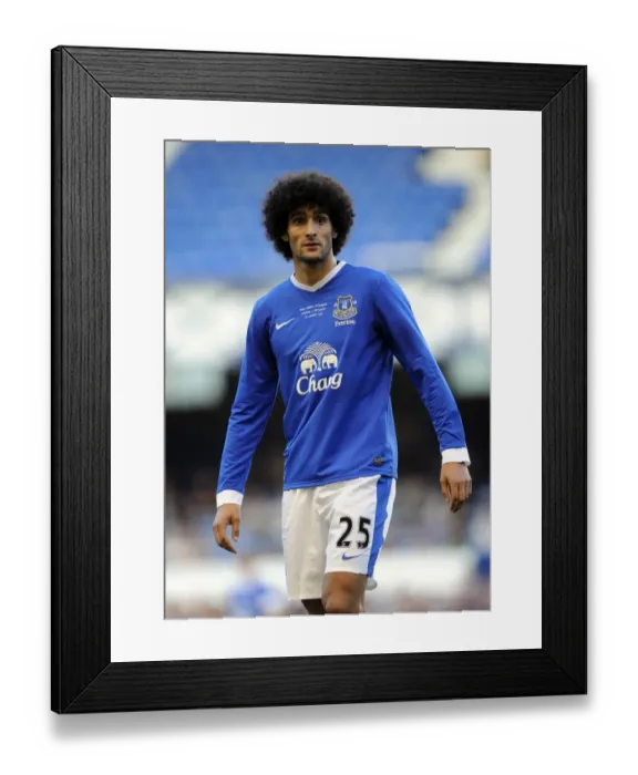 Framed Print : Marouane Fellaini in Action: Everton's Pre-Season Battle against AEK Athens at Goodison Park Framed Print : Marouane Fellaini in Action: Everton's Pre-Season Battle against AEK Athens at Goodison Park