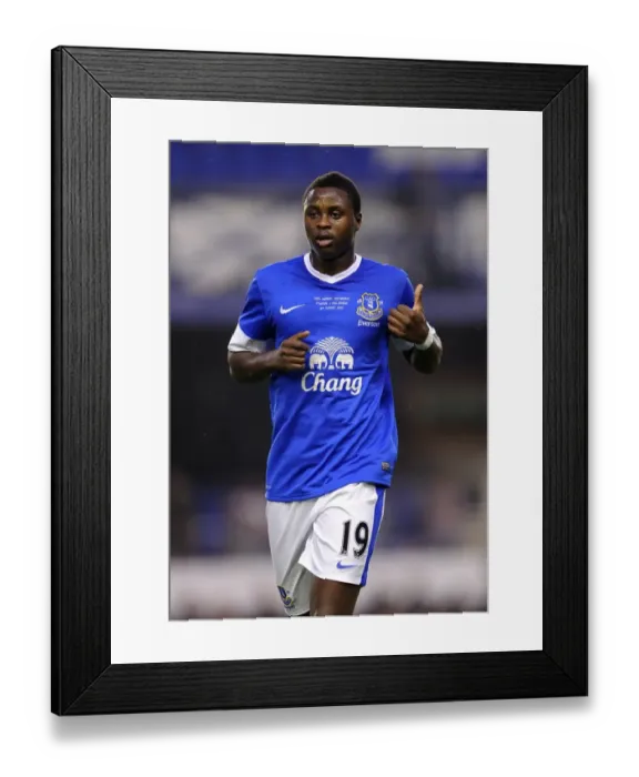Framed Print : Everton's Magaye Gueye in Action: Pre-Season Friendly vs AEK Athens at Goodison Park