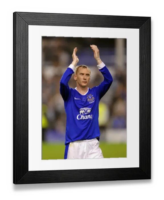 Framed Print : Tony Hibbert's Farewell: Everton's Legend Bids Adieu in Pre-Season Friendly vs AEK Athens at Goodison Park Framed Print : Tony Hibbert's Farewell: Everton's Legend Bids Adieu in Pre-Season Friendly vs AEK Athens at Goodison Park