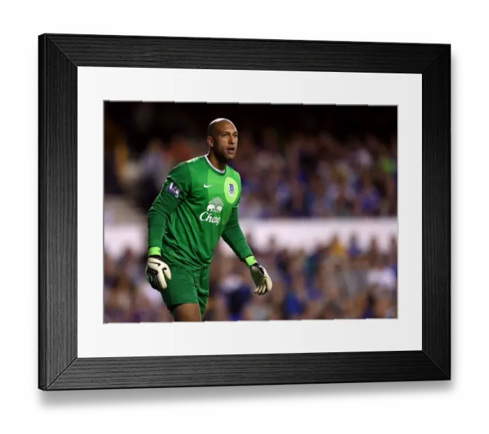 Framed Print : Tim Howard's Heroic Shutout: Everton 1-0 Manchester United (2012) Framed Print : Tim Howard's Heroic Shutout: Everton 1-0 Manchester United (2012)