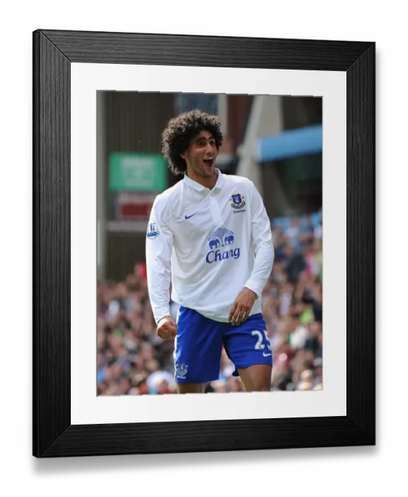 Framed Print : Marouane Fellaini's Brace: Everton's Triumph over Aston Villa (3-1, August 25, 2012, Villa Park) Framed Print : Marouane Fellaini's Brace: Everton's Triumph over Aston Villa (3-1, August 25, 2012, Villa Park)