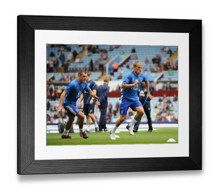 Framed Print : Everton's Neville and Gibson Ready for Aston Villa Showdown in Barclays Premier League (Aston Villa 1-3 Everton, Villa Park, 25-08-2012) Framed Print : Everton's Neville and Gibson Ready for Aston Villa Showdown in Barclays Premier League (Aston Villa 1-3 Everton, Villa Park, 25-08-2012)