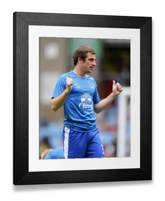 Framed Print : Leighton Baines Leadership: Everton's Victory over Aston Villa (25-08-2012, Barclays Premier League) Framed Print : Leighton Baines Leadership: Everton's Victory over Aston Villa (25-08-2012, Barclays Premier League)
