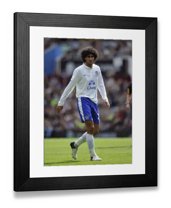 Framed Print : Marouane Fellaini's Brilliant Performance: Everton's Triumph over Aston Villa (3-1, August 25, 2012) Framed Print : Marouane Fellaini's Brilliant Performance: Everton's Triumph over Aston Villa (3-1, August 25, 2012)