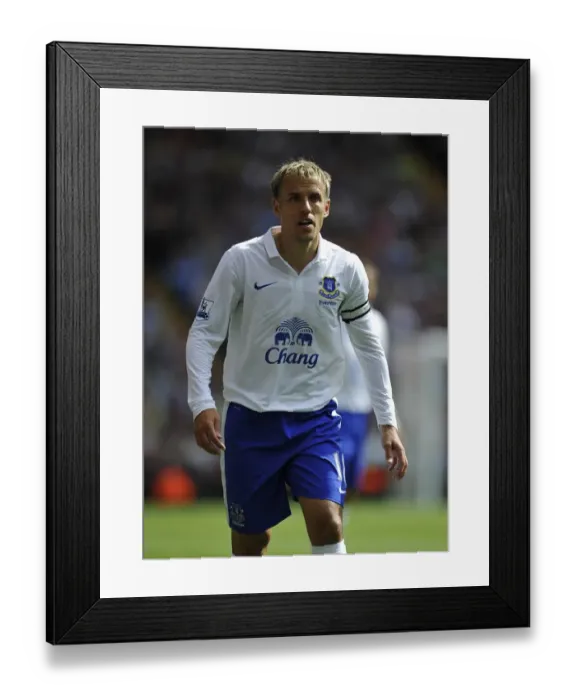 Framed Print : Phil Neville's Triumph: Everton's 3-1 Victory Over Aston Villa (August 25, 2012, Barclays Premier League) Framed Print : Phil Neville's Triumph: Everton's 3-1 Victory Over Aston Villa (August 25, 2012, Barclays Premier League)