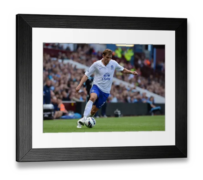 Framed Print : Everton's Triumph: Jelavic's Brace Leads to Glorious 3-1 Victory over Aston Villa (August 25, 2012, Barclays Premier League)