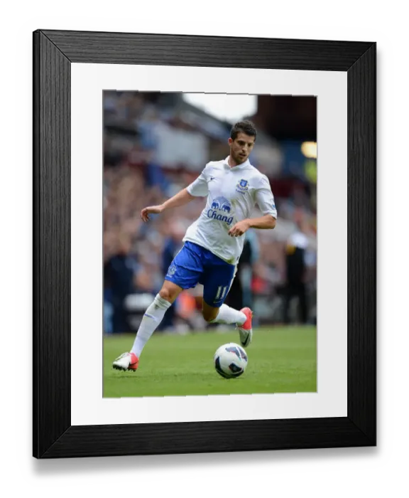 Framed Print : Mirallas Brace: Everton's 3-1 Victory over Aston Villa (Premier League, August 25, 2012)
