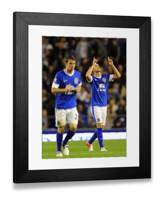 Framed Print : Mirallas Brace: Everton Crushes Leyton Orient 5-0 in Capital One Cup Framed Print : Mirallas Brace: Everton Crushes Leyton Orient 5-0 in Capital One Cup