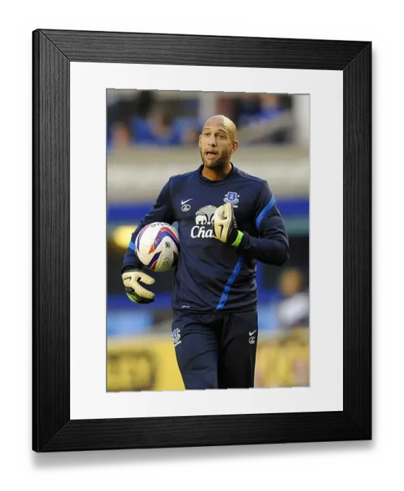 Framed Print : Tim Howard's Shining Performance: Everton's 5-0 Capital One Cup Victory over Leyton Orient (29-08-2012) Framed Print : Tim Howard's Shining Performance: Everton's 5-0 Capital One Cup Victory over Leyton Orient (29-08-2012)