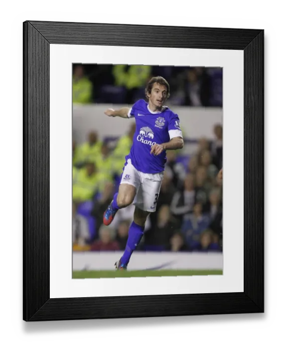 Framed Print : Leighton Baines Scores the Opener: Everton vs Newcastle United, Barclays Premier League, Goodison Park (September 17, 2012) Framed Print : Leighton Baines Scores the Opener: Everton vs Newcastle United, Barclays Premier League, Goodison Park (September 17, 2012)