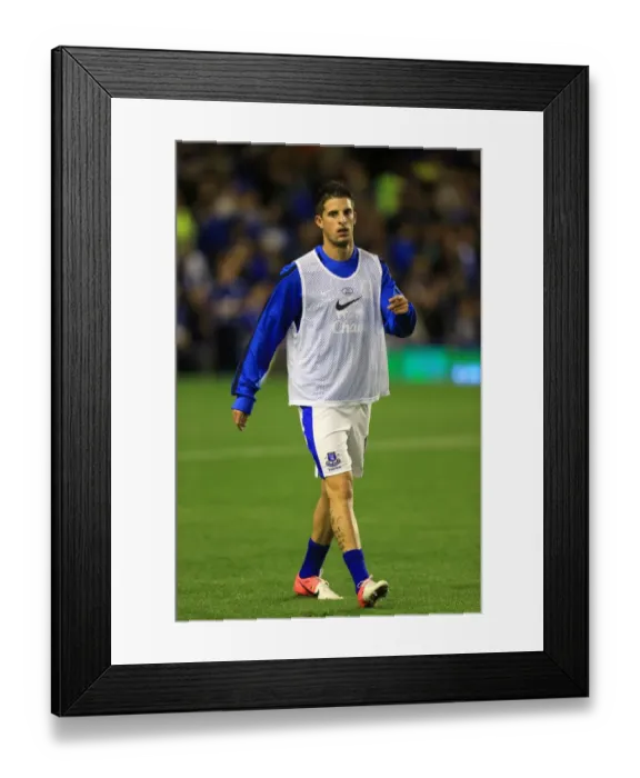 Framed Print : Thrilling 2-2 Draw: Everton's Kevin Mirallas Shines at Goodison Park vs Newcastle United (17-09-2012)