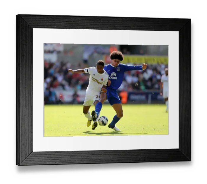 Framed Print : Fellaini's Battle: Everton's 3-0 Victory over Swansea City (September 22, 2012) Framed Print : Fellaini's Battle: Everton's 3-0 Victory over Swansea City (September 22, 2012)