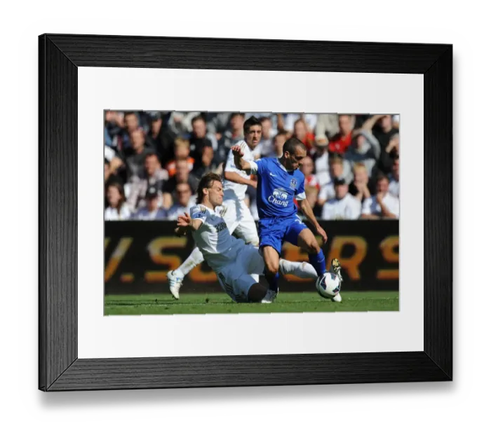 Framed Print : Michu Fouls Osman: Everton's Triumphant 3-0 Over Swansea City (September 22, 2012) Framed Print : Michu Fouls Osman: Everton's Triumphant 3-0 Over Swansea City (September 22, 2012)