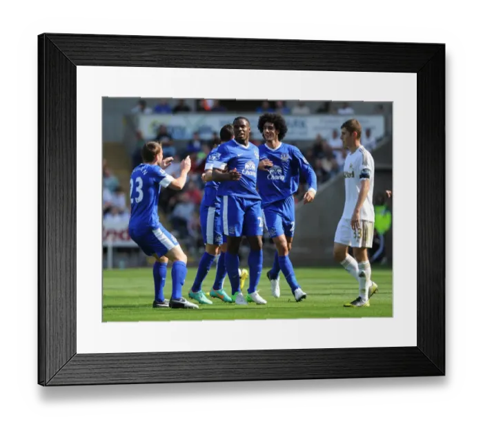 Framed Print : Everton's Victor Anichebe Scores Thrilling Goal, Secures 3-0 Win Over Swansea City (September 22, 2012) Framed Print : Everton's Victor Anichebe Scores Thrilling Goal, Secures 3-0 Win Over Swansea City (September 22, 2012)