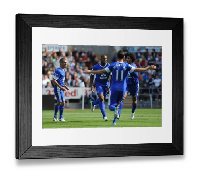Framed Print : Victor Anichebe's Thrilling Goal: Everton's 3-0 Victory Over Swansea City (Premier League 2012-13, Liberty Stadium) Framed Print : Victor Anichebe's Thrilling Goal: Everton's 3-0 Victory Over Swansea City (Premier League 2012-13, Liberty Stadium)