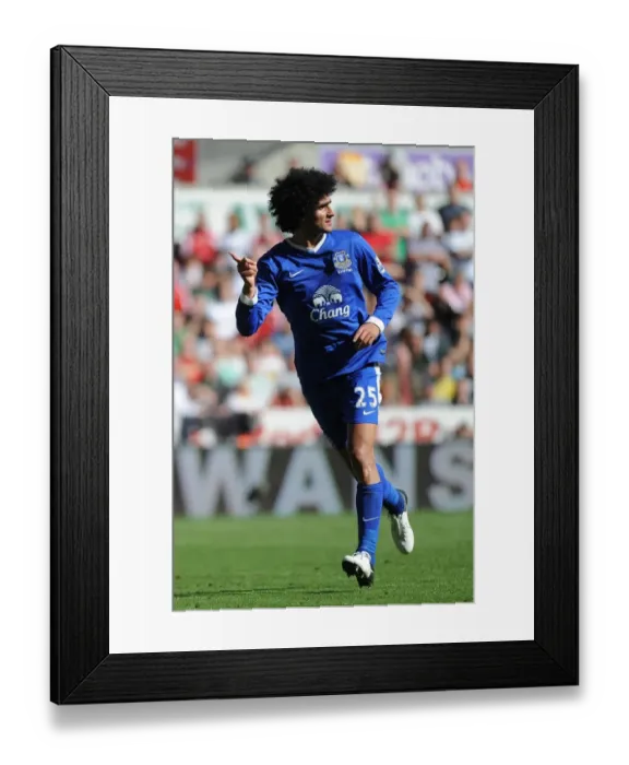 Framed Print : Marouane Fellaini's Thrilling Goal: Everton's 3-0 Triumph over Swansea City (September 22, 2012) Framed Print : Marouane Fellaini's Thrilling Goal: Everton's 3-0 Triumph over Swansea City (September 22, 2012)