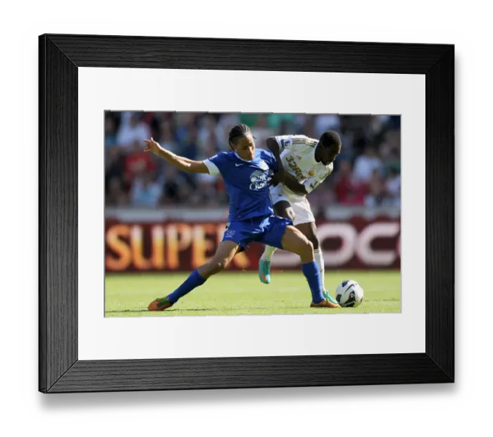 Framed Print : Battle for the Ball: Pienaar's Triumph over Dyer - Everton's Dominance over Swansea City (3-0, September 22, 2012) Framed Print : Battle for the Ball: Pienaar's Triumph over Dyer - Everton's Dominance over Swansea City (3-0, September 22, 2012)