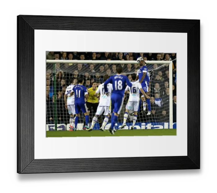 Framed Print : Capital One Cup - Third Round - Leeds United v Everton - Elland Road