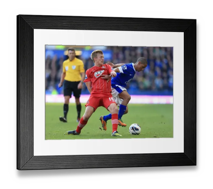 Framed Print : Battle at Goodison Park: Ward-Prowse vs. Pienaar - Everton's Triumph over Southampton (BPL 2012) Framed Print : Battle at Goodison Park: Ward-Prowse vs. Pienaar - Everton's Triumph over Southampton (BPL 2012)
