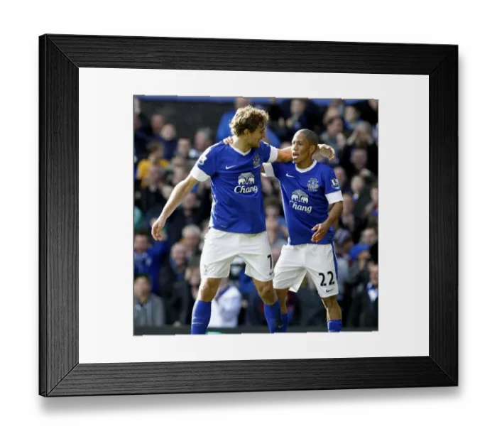 Framed Print : Jelavic Strikes First: Everton's 3-1 Victory Over Southampton (September 29, 2012) Framed Print : Jelavic Strikes First: Everton's 3-1 Victory Over Southampton (September 29, 2012)