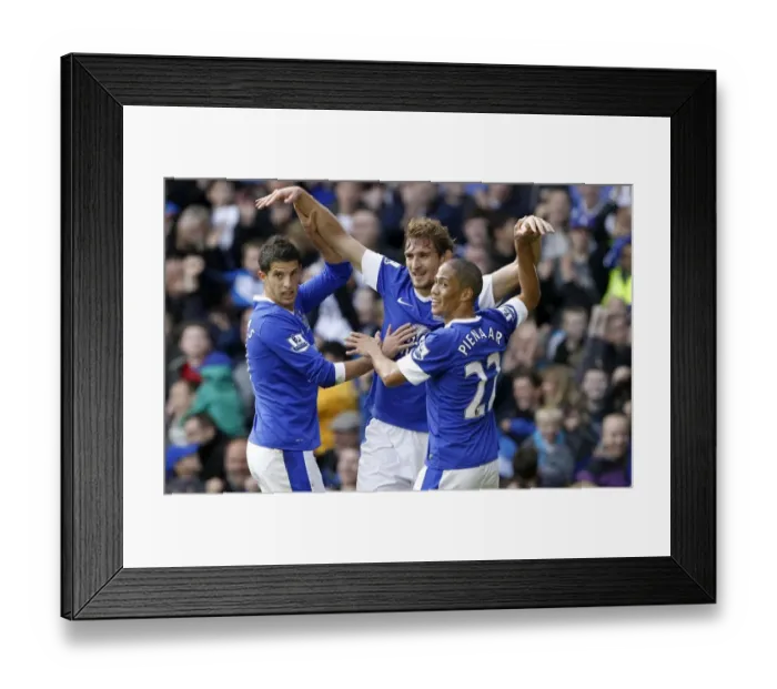 Framed Print : Jelavic's Strike: Everton's 3-1 Triumph over Southampton (September 29, 2012, Goodison Park) Framed Print : Jelavic's Strike: Everton's 3-1 Triumph over Southampton (September 29, 2012, Goodison Park)