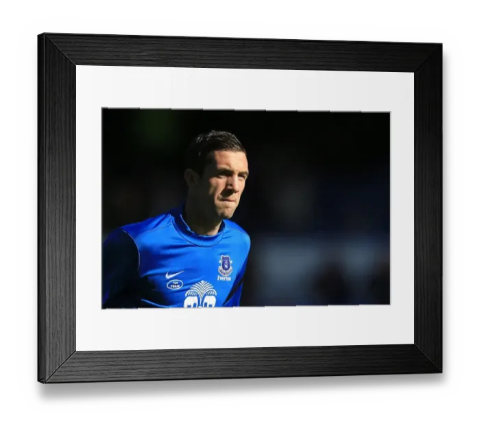 Framed Print : Shane Duffy's Thrilling Goal: Everton's 3-1 Victory Over Southampton at Goodison Park (September 29, 2021)
