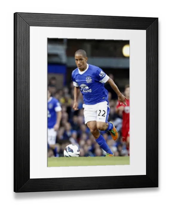 Framed Print : Steven Pienaar's Brilliant Performance: Everton's 3-1 Triumph over Southampton (September 29, 2012, Barclays Premier League, Goodison Park) Framed Print : Steven Pienaar's Brilliant Performance: Everton's 3-1 Triumph over Southampton (September 29, 2012, Barclays Premier League, Goodison Park)