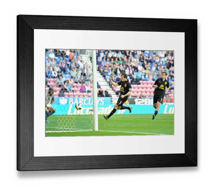 Framed Print : Leighton Baines Saves the Day: Dramatic Penalty Secures 2-2 Draw for Everton against Wigan Athletic (Barclays Premier League, October 6, 2012) Framed Print : Leighton Baines Saves the Day: Dramatic Penalty Secures 2-2 Draw for Everton against Wigan Athletic (Barclays Premier League, October 6, 2012)