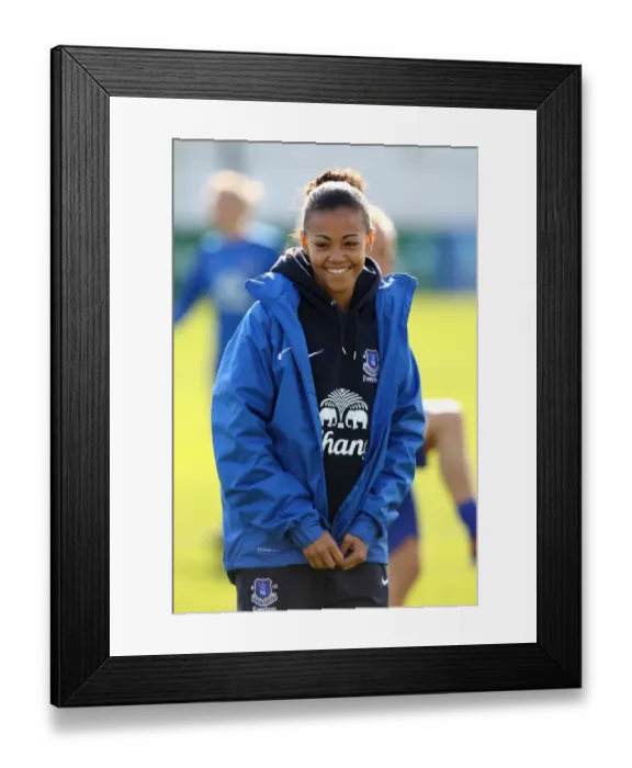 Framed Print : FA WSL Showdown at Arriva Stadium: Everton Ladies vs. Bristol Academy Women - Fern Whelan's Battle