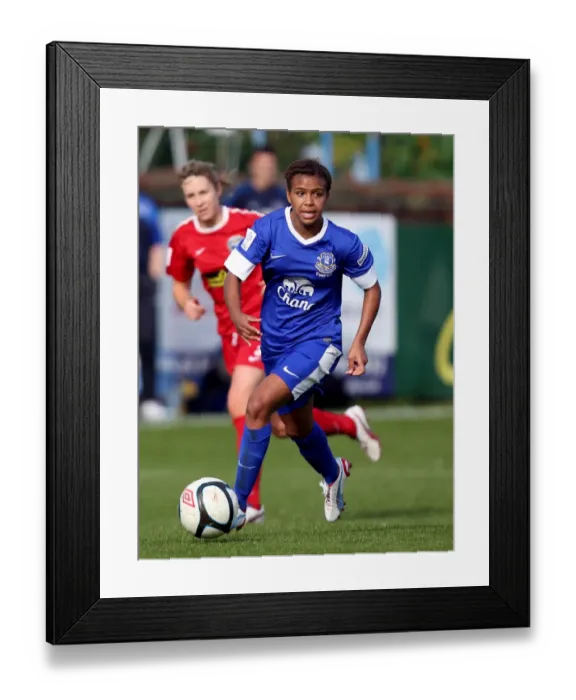 Framed Print : FA WSL: Everton Ladies vs. Bristol Academy Women - Nikita Parris at Arriva Stadium (October 7, 2012) Framed Print : FA WSL: Everton Ladies vs. Bristol Academy Women - Nikita Parris at Arriva Stadium (October 7, 2012)