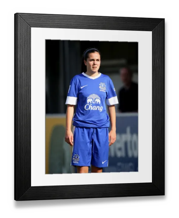 Framed Print : Everton's Harries in Action: FA WSL Clash vs. Bristol Academy (October 7, 2012) - Arriva Stadium Framed Print : Everton's Harries in Action: FA WSL Clash vs. Bristol Academy (October 7, 2012) - Arriva Stadium