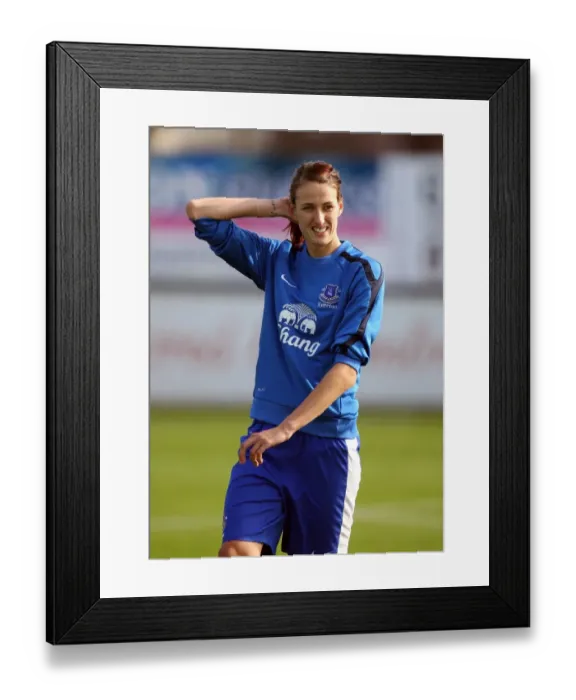 Framed Print : FA WSL Showdown at Arriva Stadium: Jill Scott's Action-Packed Performance for Everton Ladies vs. Bristol Academy Women