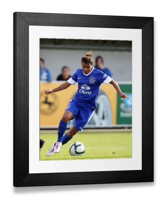 Framed Print : FA WSL Showdown at Arriva Stadium: Nikita Parris Leads Everton Ladies Against Bristol Academy