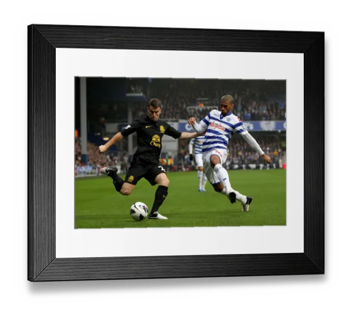 Framed Print : Battle for the Ball: Coleman vs. Traore - Everton vs. Queens Park Rangers, Premier League 2012 Framed Print : Battle for the Ball: Coleman vs. Traore - Everton vs. Queens Park Rangers, Premier League 2012