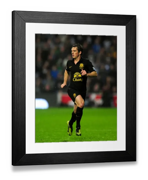 Framed Print : Loftus Road Showdown: Baines Saves Everton with Last-Minute Equalizer vs. Queens Park Rangers (BPL 2012)