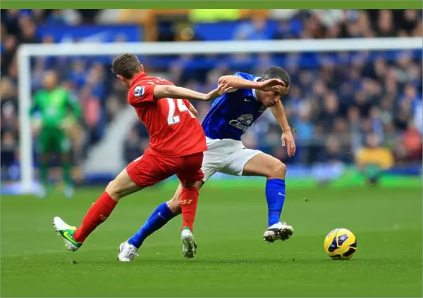 Battle at Goodison Park: A Riveting Tie Between Allen and Osman (Everton vs. Liverpool, Barclays Premier League)