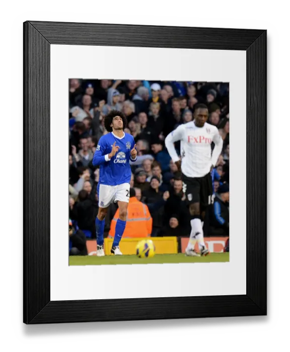 Framed Print : Fellaini's Dramatic Equalizer: Fulham 2-2 Everton, Barclays Premier League (November 3, 2012) Framed Print : Fellaini's Dramatic Equalizer: Fulham 2-2 Everton, Barclays Premier League (November 3, 2012)